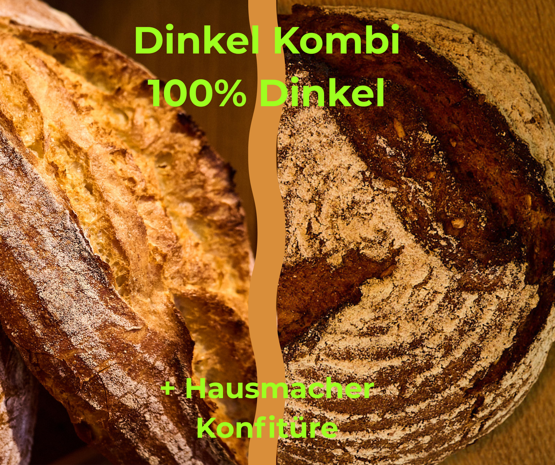 2× Dinkelbrot & 1× Konfitüre – Genuss-Paket